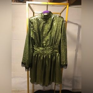 Dundas Turtleneck Mini Dress